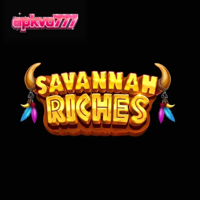 Pemandangan sabana Afrika yang indah dalam permainan slot Savannah Riches